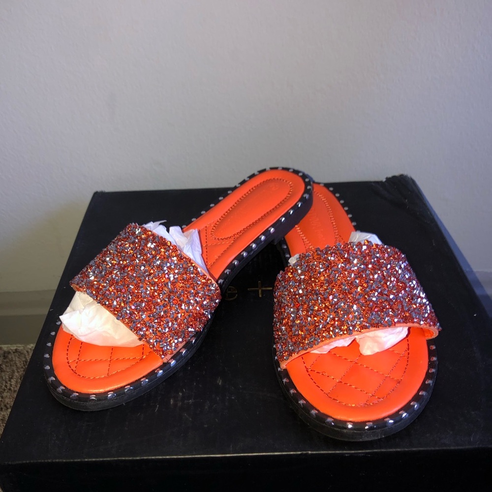 Orange Sandals